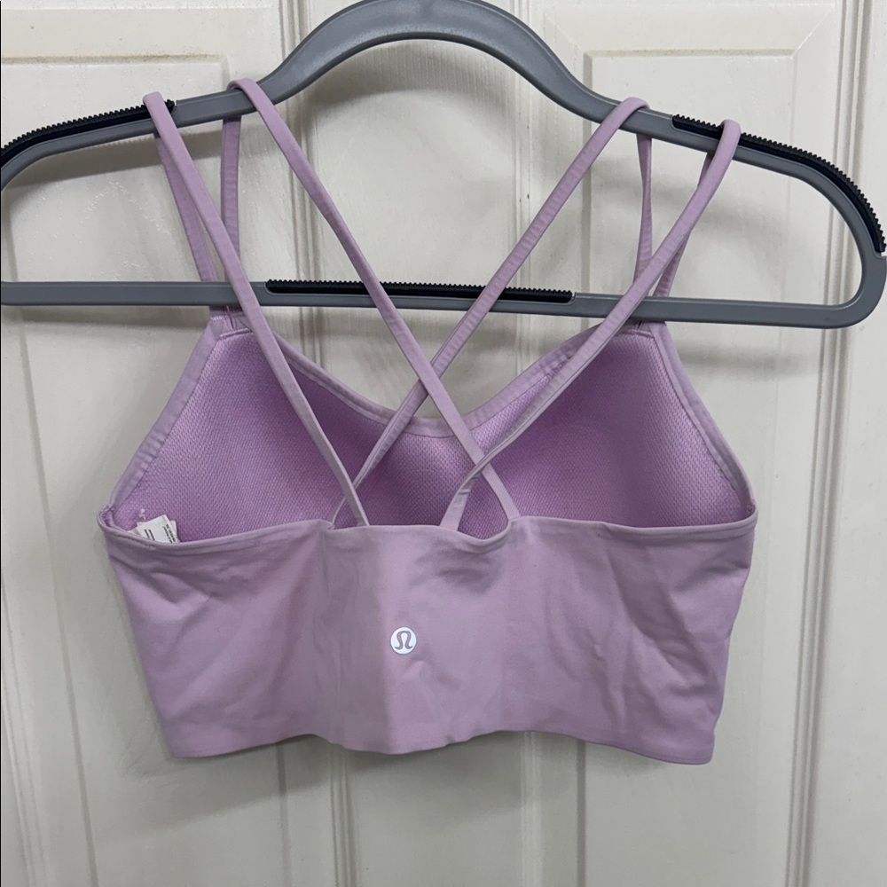 Lululemon Like a Cloud Longline Bra in Lavender Frost: 10 - Picture 3 of 7